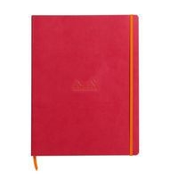 Rhodiarama cahier souple framboise A4+ ligné papier ivoire - Image principale