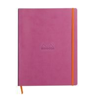 Rhodiarama cahier souple lilas A4+ ligné papier ivoire 90g - Image principale