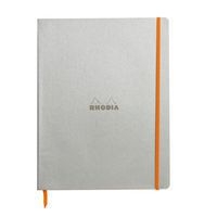 Rhodiarama cahier souple silver A4+ ligné papier ivoire 90g - Image principale