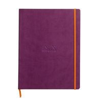 Rhodiarama cahier souple violet A4+ ligné papier ivoire 90g - Image principale