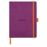 Carnet meeting violet A5+ 160 pages élastique + porte-stylo - Image principale
