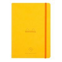 Carnet perpétuel jonquille A5 coins microperforés +élastique - Image principale