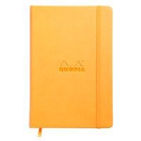 Webnotebook orange A5 192 pages uni fermeture élastique - Image principale