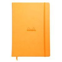 Webnotebook orange A4 192 pages uni fermeture élastique - Image principale