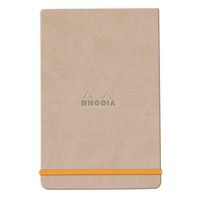 Rhodiarama Webnotepad rigide beige A6 ligné + élastique - Image principale