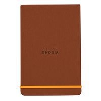 Rhodiarama Webnotepad rigide cuivre A6 ligné + élastique - Image principale