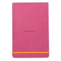 Rhodiarama Webnotepad rigide fuchsia A6 ligné + élastique - Image principale