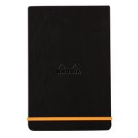 Rhodiarama Webnotepad rigide noir A6 ligné + élastique - Image principale