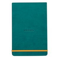 Rhodiarama Webnotepad rigide paon A6 ligné + élastique - Image principale