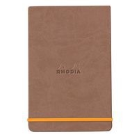 Rhodiarama Webnotepad rigide taupe A6 ligné + élastique - Image principale