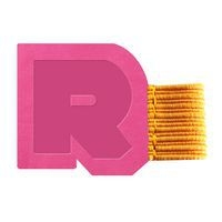 Porte-stylo autoadhésif fuchsia pour blocs carnets et agendas - Image principale