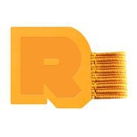 Porte-stylo autoadhésif orange pour blocs carnets et agendas - Image principale