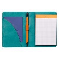 Livret porte-bloc n 12 paon pour bloc ou carnet format B7 - Image principale