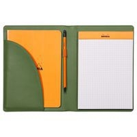 Livret porte-bloc n 16 sauge pour bloc ou carnet format A5 - Image principale