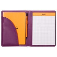 Livret porte-bloc n 16 violet pour bloc ou carnet format A5 - Image principale