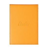 Porte-bloc orange avec porte-crayon + bloc n 11 5x5 - Image principale