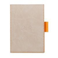 Porte-bloc beige avec porte-crayon + bloc n 11 5x5 - Image principale