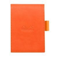 Porte-bloc tangerine avec porte-crayon + bloc n 11 5x5 - Image principale