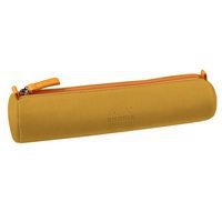 Trousse ronde or simili cuir italien 5x21,5 cm - Image principale