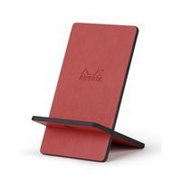 Support pour téléphone mobile en simili cuir italien nacarat - Image principale