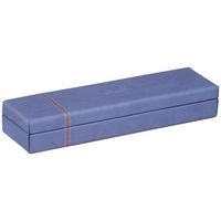 Rhodiarama plumier simili cuir italien 21x5,5x3 cm saphir - Image principale
