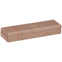 Rhodiarama plumier simili cuir italien 21x5,5x3 cm taupe - Image principale