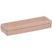 Plumier simili cuir italien 21x5,5x3 cm touche rose - Image principale