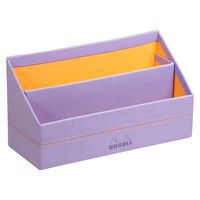 Porte-courrier simili cuir italien 25 x 10 x 14 cm iris - Image principale