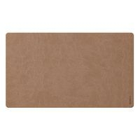 Sous-main souple M 80x40 cm taupe simili cuir italien - Image principale