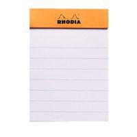 Bloc agrafé orange N 10 5,2x7,5 cm 80 feuillets 80g - Image 5