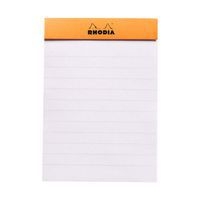 Bloc agrafé orange N 11 7,4x10,5 cm 80 feuillets 80g - Image 4