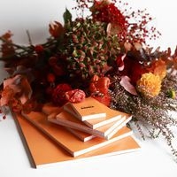 Bloc agrafé orange N 12 8,5x12 cm 80 feuillets 80g - Image 6