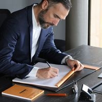 Bloc agrafé orange N 14 11x17 cm 80 feuillets 80g - Image 7