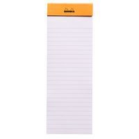 Bloc agrafé orange N 8 7,4x21 cm 80 feuillets 80g - Image 4
