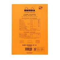Bloc agrafé orange N 16 14,8x21 cm 80 feuillets 80g - Image 4