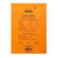 Bloc agrafé orange N 18 21x29,7 cm 80 feuillets 80g - Image 5