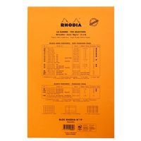 Bloc agrafé orange N 19 21x31,8 cm 80 feuillets 80g - Image 2