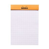 Bloc agrafé orange N 11 7,4x10,5 cm 80 feuillets 5x5 80g - Image 6