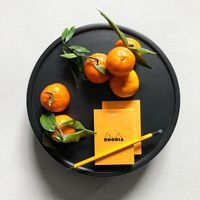 Bloc agrafé orange N 12 8,5x12 cm 80 feuillets 5x5 80g - Image 6
