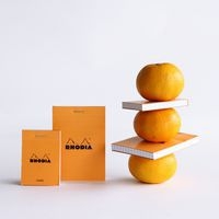 Bloc agrafé orange N 12 8,5x12 cm 80 feuillets 5x5 80g - Image 3