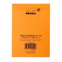 Bloc agrafé orange N 13 10,5x14,8 cm 80 feuillets 5x5 80g - Image 6
