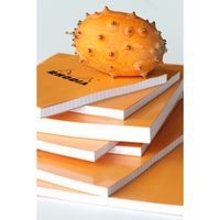 Bloc agrafé orange N 14 11x17 cm 80 feuillets 5x5 80g - Image 5