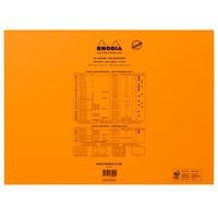 Bloc agrafé orange N 38 42x31,8 cm 80 feuillets 5x5 80g - Image 2
