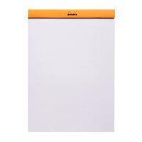 Bloc agrafé orange N 18 21x29,7 cm 80 feuillets uni 80g - Image 2
