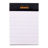 Bloc agrafé noir N 10 5,2x7,5 cm 80 feuillets 80g - Image 5