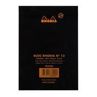 Bloc agrafé noir N 13 10,5x14,8 cm 80 feuillets 80g - Image 3