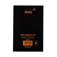 Bloc agrafé noir N 14 11x17 cm 80 feuillets 80g - Image 2