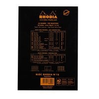 Bloc agrafé noir N 16 14,8x21 cm 80 feuillets 80g - Image 2