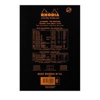 Bloc agrafé noir N 16 14,8x21 cm 80 feuillets uni 80g - Image 3