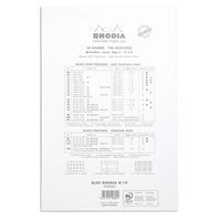 Bloc agrafé blanc N 19 21x31,8 cm 80 feuillets 80g - Image 2